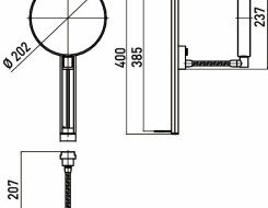 Emco prime Μεγενθυντικός καθρέπτης καλλωπισμού x3 και x7, με δυνατότητα ρύθμισης ύψους