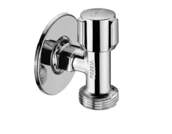 Space-saving appliance connection valve