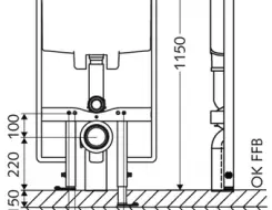 WC module MONTUS Type C 90