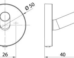 Emco round Άγκιστρο 40mm