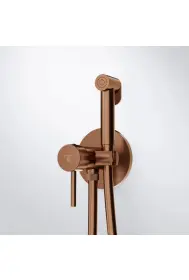 Steinberg 100 Bidet concealed - single lever mixer Brushed Copper
