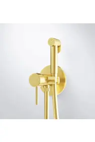 Steinberg 100 Bidet concealed - single lever mixer Brushed Gold