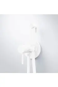 Steinberg 340 Bidet concealed - single lever mixer Matt White