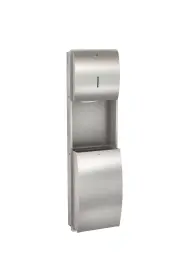 KWC STRATOS Paper towel/waste bin combination for recessed mounting STRX602E
