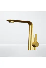 Steinberg 290 Single-lever basin mixer Brushed Gold