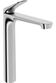 HansaGenesis High washbasin faucet Brushed steel