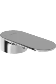 HansaGenesis Χεράκι για μπαταρία λουτρού Brushed steel