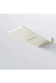 Steinberg 390 Wall rain shower panel Brushed Nickel