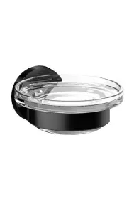 emco round Soap holder - Black