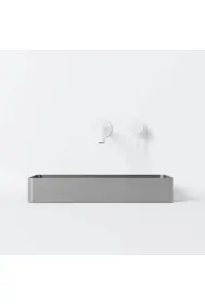 Steinberg 442 Stainless Steel Countertop Washbasin 600mm x 400mm Brushed Steel