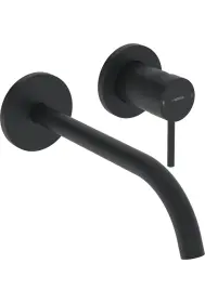 HANSA PUBLIC Μπαταρία Νιπτήρος Matt black