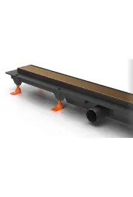 Γραμμικό Σιφώνι Weridrain exclusive 40 FLIS Bronze Tileble 550mm