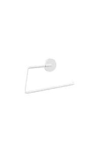 Emco Round towel ring white matt