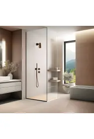 AMA Shiva Set Wall shower head, 3 cache’ aerators  Support  Mixer, diverter  Hand shower and flexible hose, Stainless steel