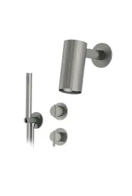 AMA Shiva Set INOX εντοιχισμένο συστημα ντους 2 σημείων, Stainless steel 316L