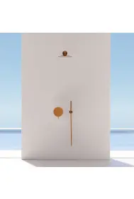 Complete shower and basin system ST 260 Rose Gold