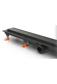 Γραμμικό Σιφώνι Weridrain exclusive 40 FLIS Titanium (gun metal) Tileble 550mm