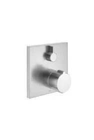 KWC AVA E Trim kit - Thermostatic mixer - Shower Steel