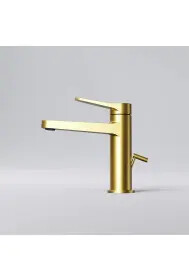 Series 340 single lever basin mixer Brushed Gold