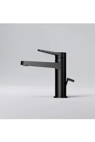 Series 340 single lever basin mixer Black matt