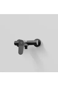 Series 340 exposed single lever mixer ½'' for shower with ceramic cartridge Black Matt