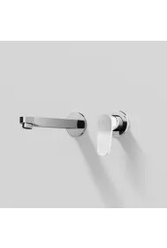 Series 340 wall-mounted washbasin single lever mixer (finished assembly set)