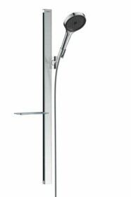 Rainfinity Shower set 130 3jet with shower bar 90 cm and shelf