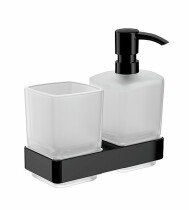 Emco loft Ποτηροθήκη και dispenser Black