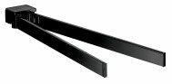 Emco loft πετσετοκρεμάστρα με διπλό μπράτσο 337mm  Black