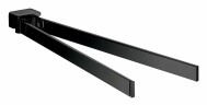 Emco loft πετσετοκρεμάστρα με διπλό μπράτσο 437mm  Black