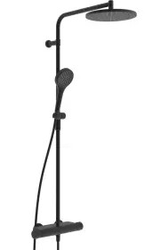 HANSA VIVA Shower system Black Matt