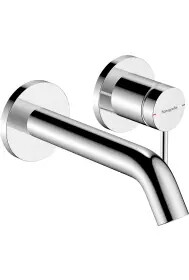 Hansgrohe Tecturis S Single lever basin mixer for concealed installation wall-mounted EcoSmart+ with spout 16,5 cm