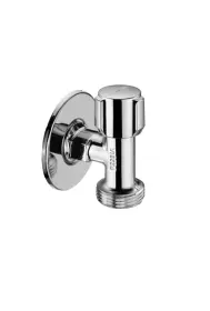 Space-saving appliance connection valve